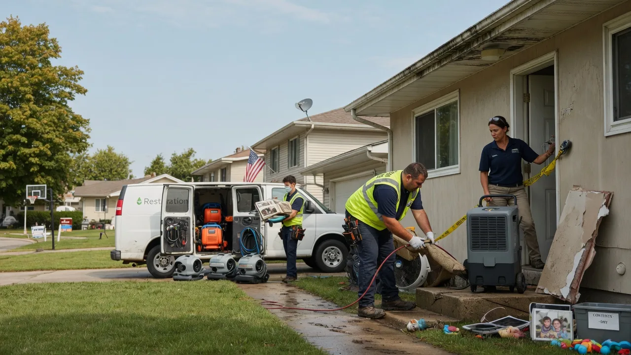 Water Damage Restoration in Crestwood, IL near me